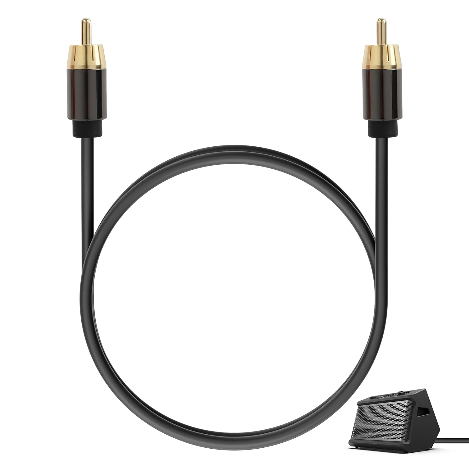 M Rca-audiokabel, Digitales Koaxialkabel, Stecker Auf Stecker, S/pdif-digitalaudioübertragung, Kompatibel Mit Av-receivern, Subwoofern, Fernsehern, Hifi-anlagen, Verstärkern, Dvd-playern Und Anderen G