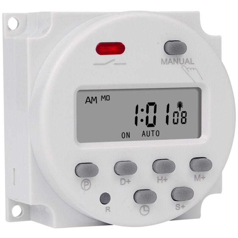 220v Lcd-digitaltimer, 1-sekunden-intervall, Wöchentlich Programmierbares Zeitrelais Cn101s