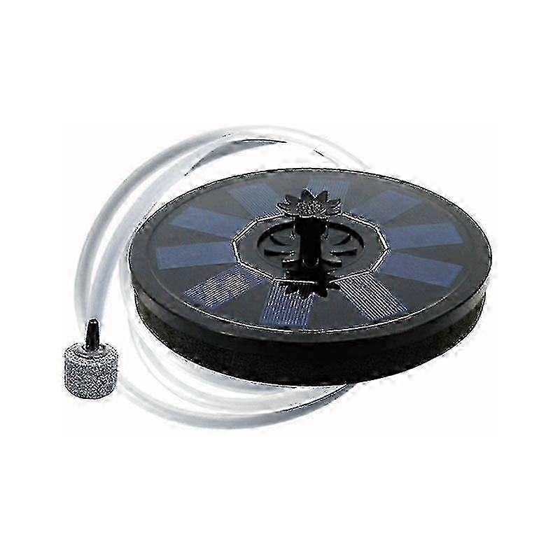 Aérateur Solaire Pour Bassin Avec Pompe Flottante, Tuyau D'Air Et Pierres À Bulles - Oxygénateur D'Eau 5 V/1,5 W Pour Jardins, Fontaines À Poissons Et Oiseaux (compatible 2025)