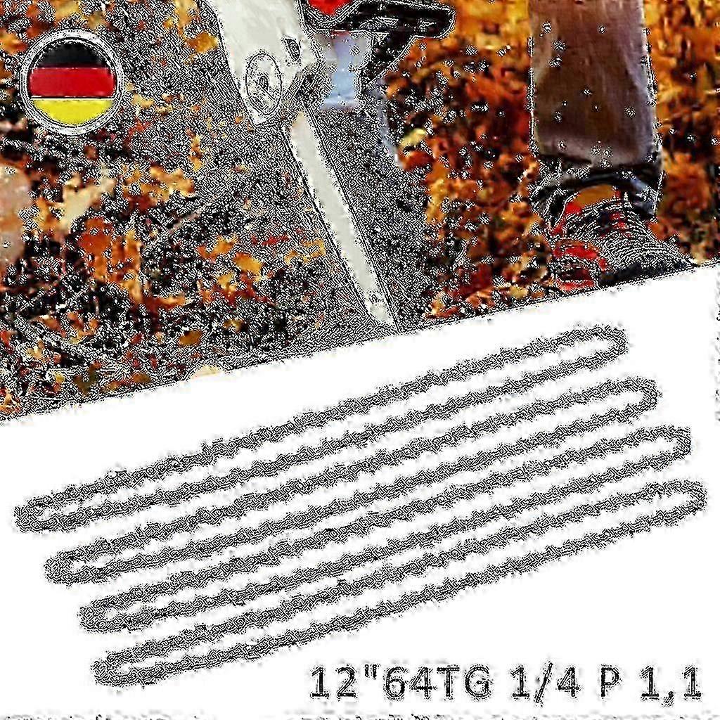 4 Chaînes De Tronçonneuse 1/4 64tg 1,1 Mm Compatibles Avec Husqvarna Stihl Msa 120 140 160 193t