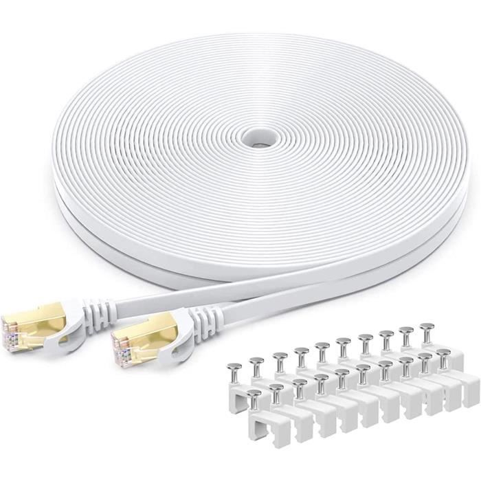 Ethernet-kabel - Zgeer - Cat 7 - 20 M - 750 Mhz - 10 Gbit/s - Rj45