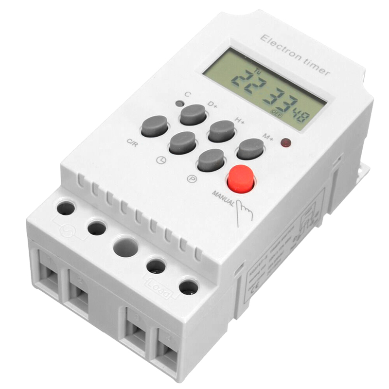 220 V Wechselstrom, 25 A, Digitaler Programmierbarer Timer Mit Lcd-anzeige