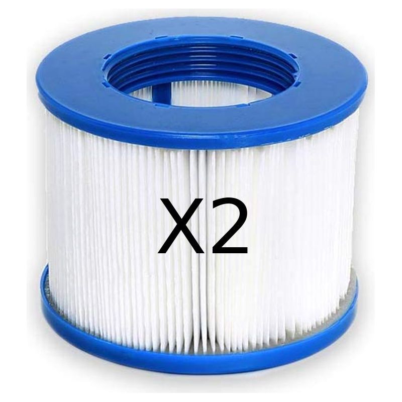 Cartouche De Filtre De Piscine 120 Plis – Hauteur 80 Mm – Diamètre 100 Mm – Lot De 2 Pour Spa Gonflable – Achat Utile