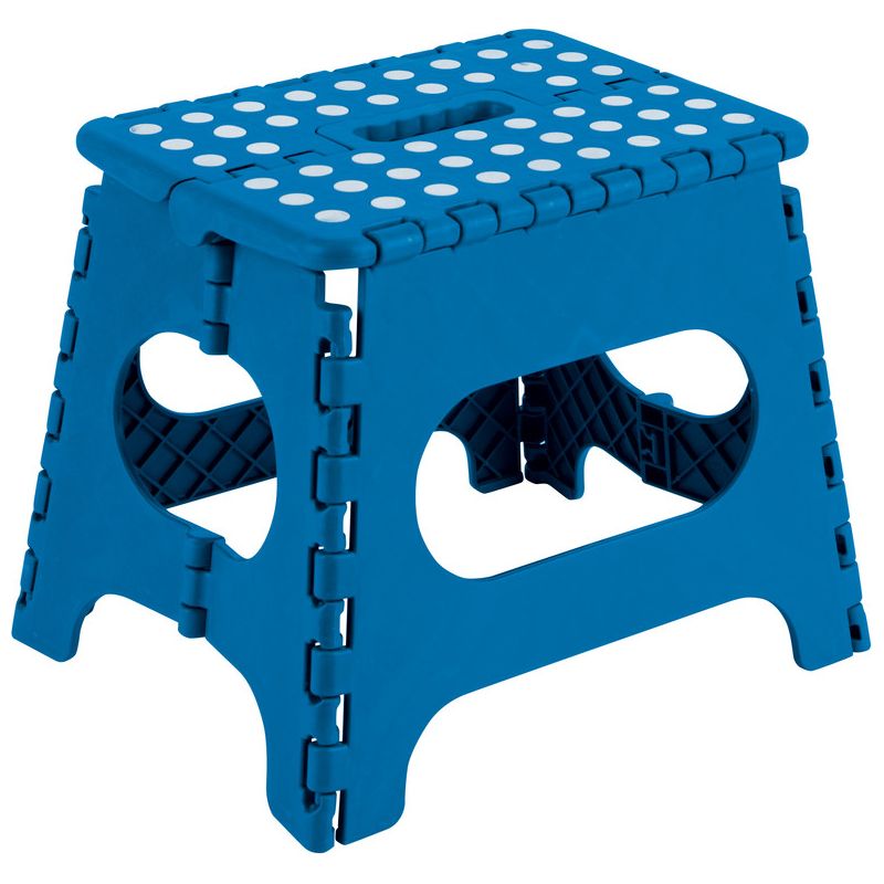 Tabouret Pliant 27 Cm – Escabeau Pour Adultes Et Enfants – Polypropylène Haute Résistance – Charge Max 150 Kg – Antidérapant Pour Sécurité – Ehs - Tb-027-a