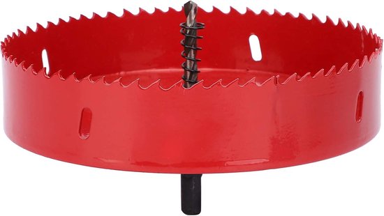 110-mm-bohrer Mit Zentrierbohrer, Universal-lochsäge, Bimetall-lochschneider Für Holz, Weichmetall Und Kunststoff (trockenbau Und Gipskarton)