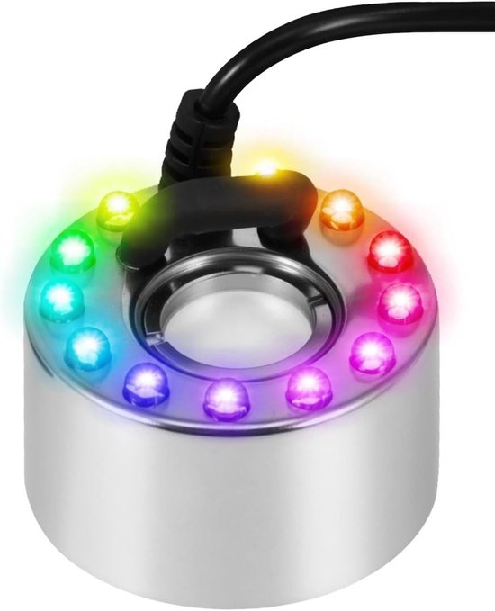 Ultraschall Nebelmaschine Mit Farbiger Led Beleuchtung Für Teiche Und Wasserspiele