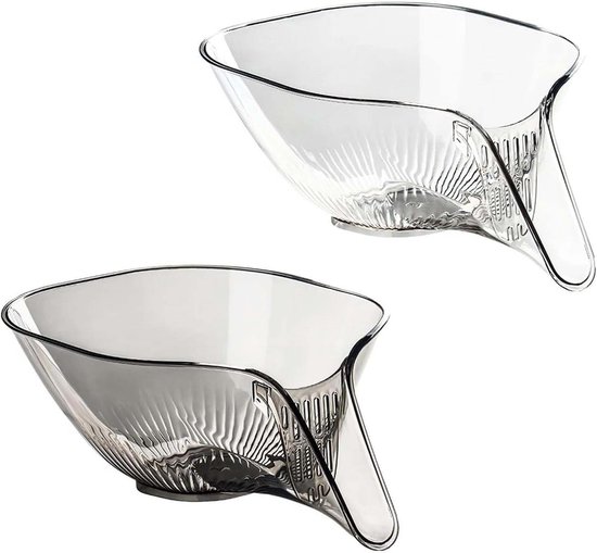 Abtropfkorb Und Trichter, 2er Set, Multifunktionales Küchenutensil Zum Abtropfen Von Speiseresten, Abtropfschale Aus Kunststoff