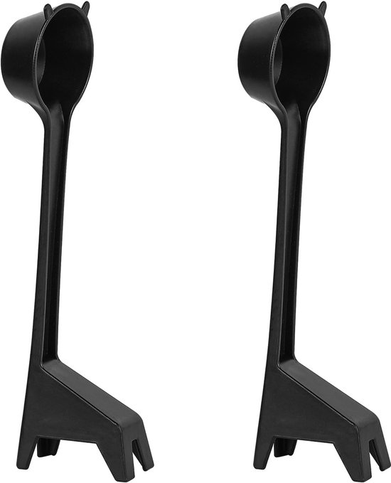 Kaffeelöffel Kreative Giraffenform (2 Stück, Schwarz)