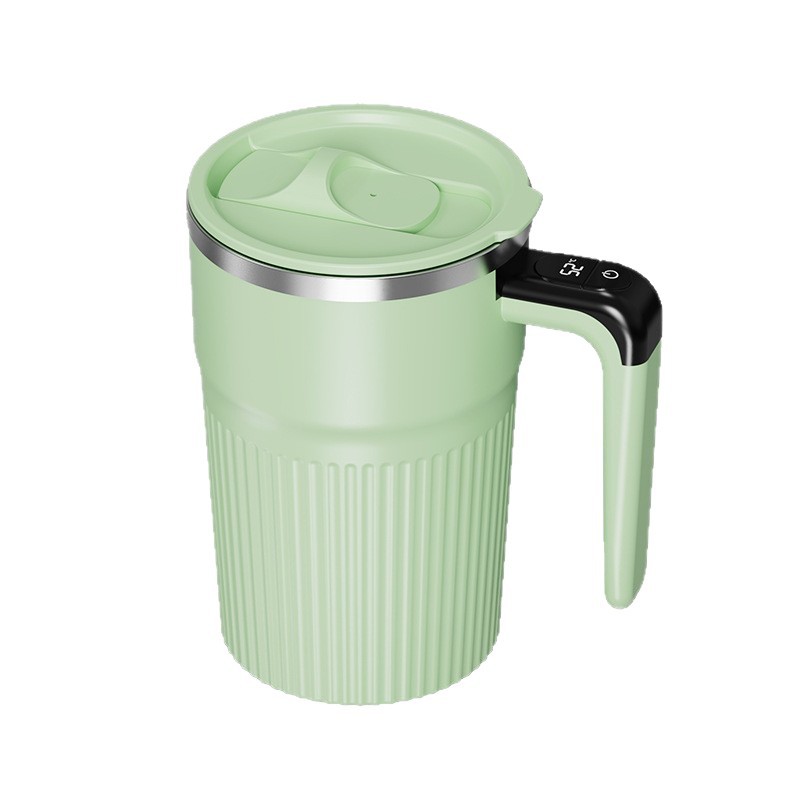 Automatischer Kaffeerührer – 400 Ml – Mit Temperaturanzeige – Wiederaufladbarer Kaffeebecher – Multifunktionaler Rührbecher – Automatischer Rührer