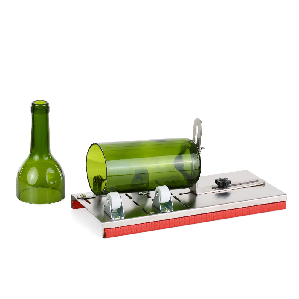 Verstellbarer Flaschenschneider Aus Edelstahl, Diy-schneidewerkzeug Für Wein-, Bier-, Runde, Quadratische Und Ovale Flaschen Sowie Einmachgläser
