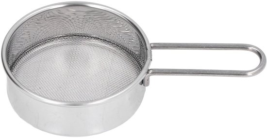 Dailygoods Feinmaschiges Mehlsieb Mini Rundsieb Mehlsieb Für Mehl Und Grieß Mehlsieb Für Konditoren Kompakter Küchenhelfer Zum Backen