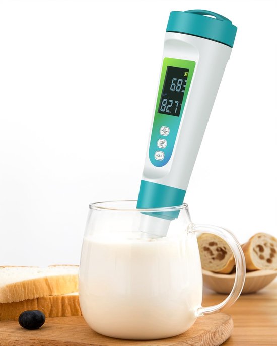 Digitales Ph Meter Für Lebensmittel Hohe Präzision Ph Wert Messungen Sauerteig Brot Fermentation Wurst Fleischkonserven Käse Wasser Feste Und Hal