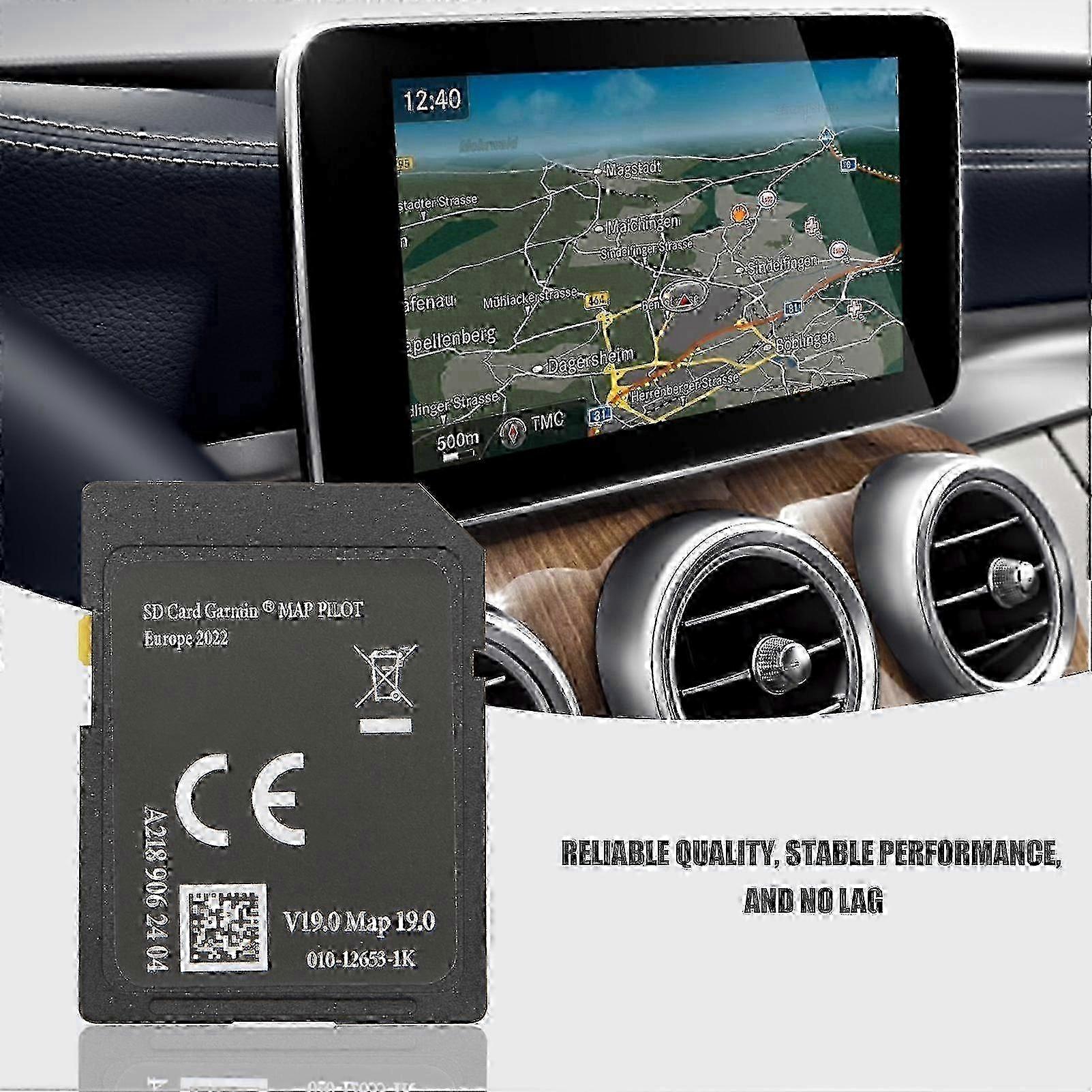 Carte Sd De Navigation Gps Europe Pour Mercedes-benz Garmin Map Pilot Star1 V17 2022-2023 A2189062404