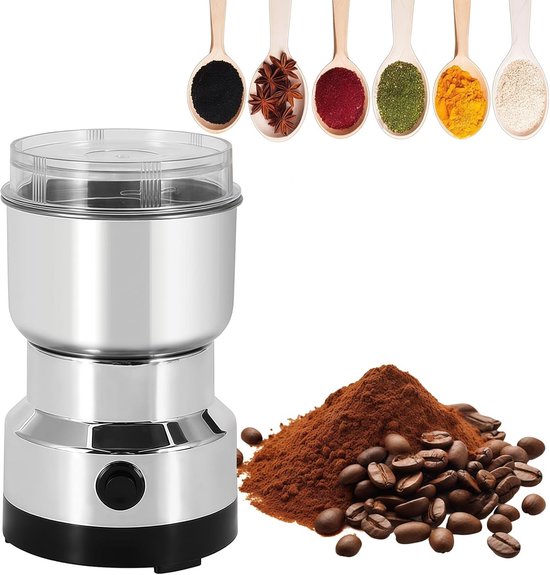 Elektrische Gewürzmühle, Leistungsstarke 150 W Mini Mühle Für Den Hausgebrauch Mit Ein Knopf Bedienung, 300 Ml Fassungsvermögen, Multifunktional