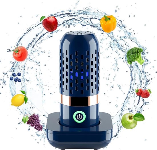 Ultraschall Gemüsereiniger Mit Oh Ionen Reinigungstechnologie Usb Aufladbar Tragbarer Obst Und Gemüsereiniger 3000 Mah Reinigt Obst, Gemüse Und G