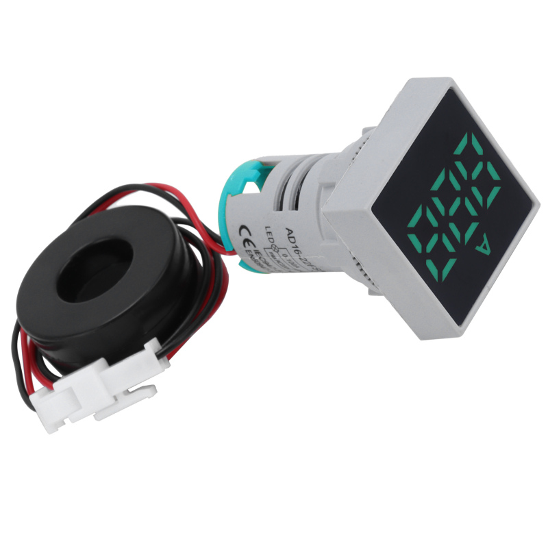 Digitales Amperemeter Mit Matter Frontplatte Und Kontrollleuchte, 220 V Wechselstrom, Ad16-22fsa