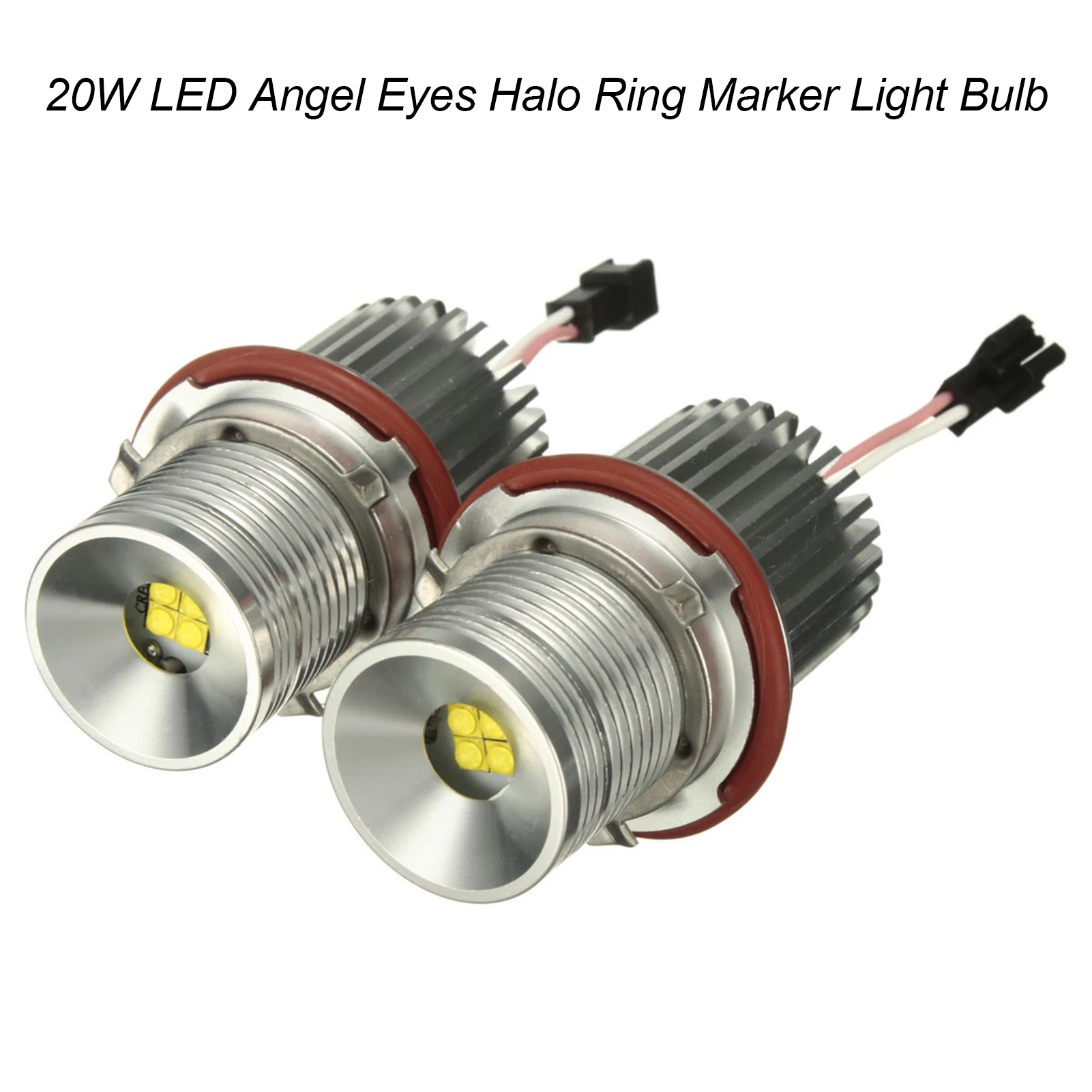 Packung Mit 2 20w Led-lampen Für Halo-ring-positionsleuchten (angel Eyes), Kompatibel Mit Bmw E87, E39 M5, M6, E83 X3, E60, E63, E65, E66 Und E53 X5.