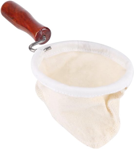 Stoffkaffeefilter Kaffeesocken Filterbeutel Handfilter Mit Holzgriff Dauerhafter Kaffeefilter Waschbar Handgefertigt Wiederverwendbarer Kaffeefil