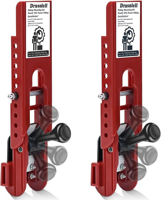 Werkzeug Zur Fassadenmontage, Montagesatz Für Fassadenverkleidungen Mit Verstellbaren Kanten, Überlappungslehre Für Polycarbonat-fassadenverkleidungen (rot, 5/16 Zoll)