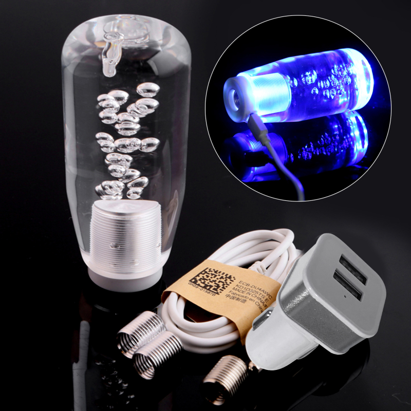 Schaltknauf Im Kristall-design, Universeller Led-schaltknauf Für Manuelle Schaltung, 10 Cm/15 Cm/20 Cm/25 Cm