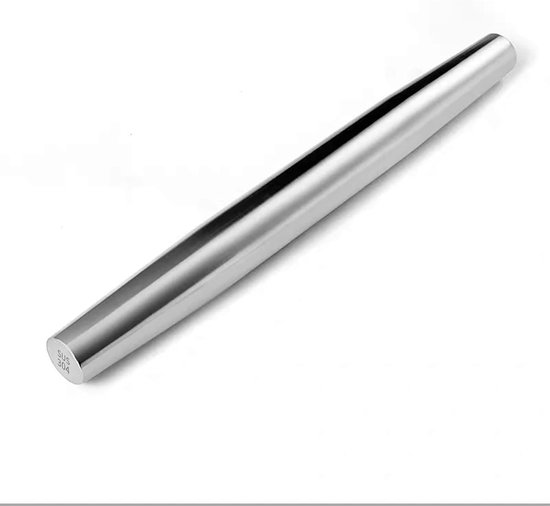 Französisches Nudelholz Antihaftbeschichtung 1 Stück Edelstahl 32,5 Cm