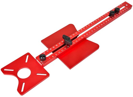 Svgcommerce – 4-in-1 Mehrzweck-fräsnuthalterung – Kreisschneidform Für Oberfräsen – Professionell Und Vielseitig – Aluminium – Fräswerkzeuge – Hand
