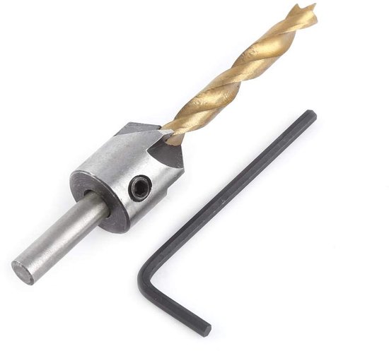 Dailygoods Senkbohrer Set Holzbearbeitung Inkl. Inbusschlüssel Für Kunststoff Und Holz Bohrergröße 3 10 Mm Für Heimwerkerprojekte