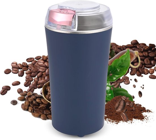 Elektrische Kaffee Und Gewürzmühle Mit Edelstahl Mahlklinge Und Sicherheitsdeckel