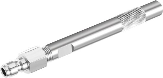 Hochdruckdüse – Sprühkopf – Dachreinigung – Große Sprühweite – 9 Meter Reichweite – Silber