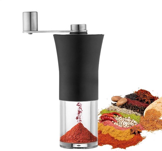 Manuelle Kaffeemühle Aus Edelstahl Und Keramik Stufenlose Manuelle Espressomühle Aus Holz Mit Konischem Mahlwerk Manuelle Kaffeemühle Präzise