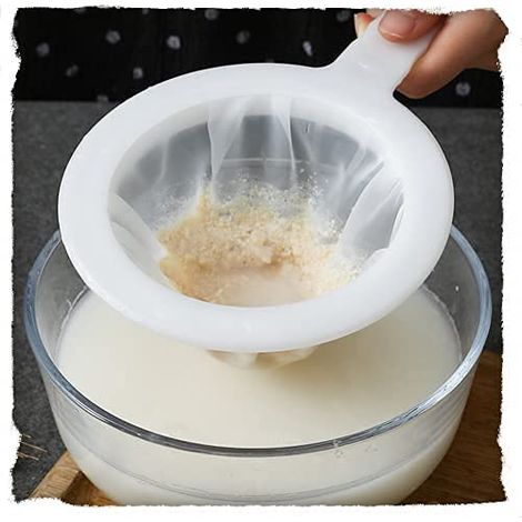 Feinmaschiges Sieb, Küchensieb Mit Griff, Maschenweite 100/200/400, Zum Filtern Von Saft, Milch, Kaffee (400 Maschenweite).