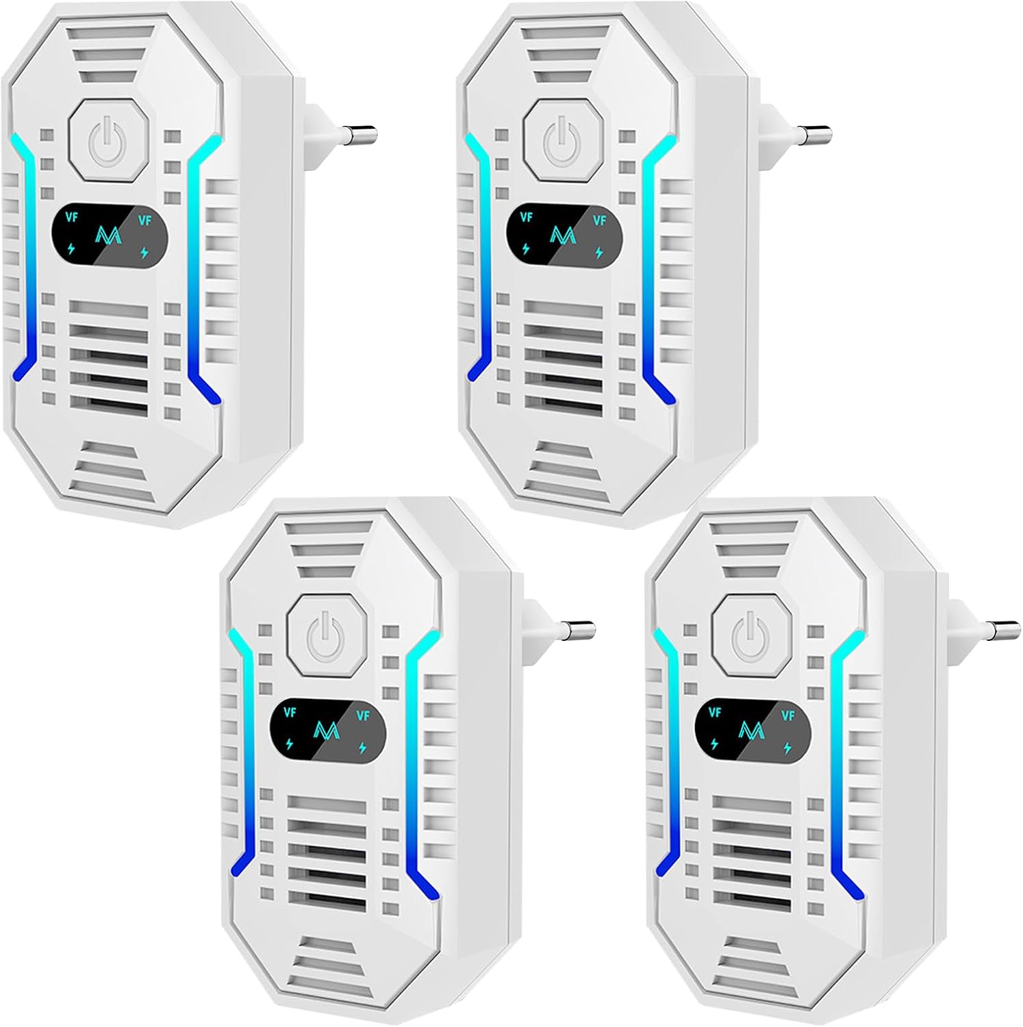 3er-pack Ultraschall-abwehrgeräte – Elektronisches Insekten- Und Mäuseabwehrgerät Mit Stecker Für Hausstaubmilben, Flöhe, Bettwanzen Und Mücken – Ungiftig Und Geräuschlos Für Schlafzimmer