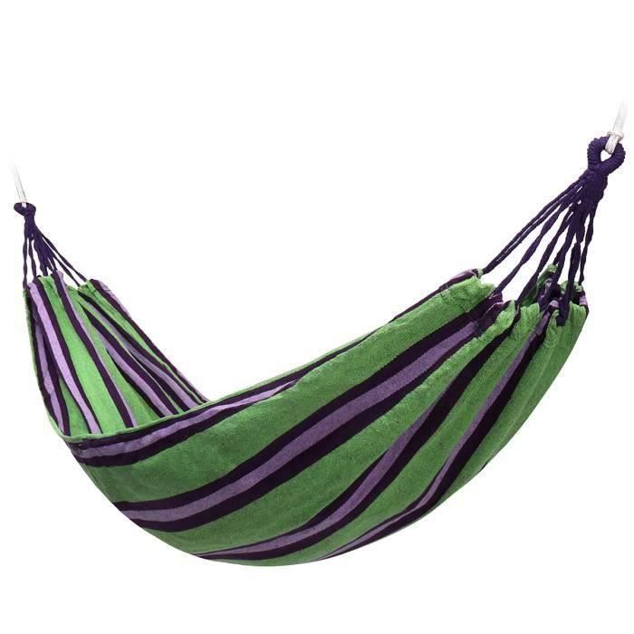 Hängematte – L39027 – 240 X 150 Cm – Grün – Leicht Und Tragbar – Für 2 Personen