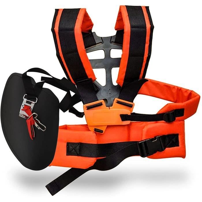 Schultergurt Für Rasenmäher – Universal – Verstellbar – Hochwertiges Polyester – Orange – Elektrisch