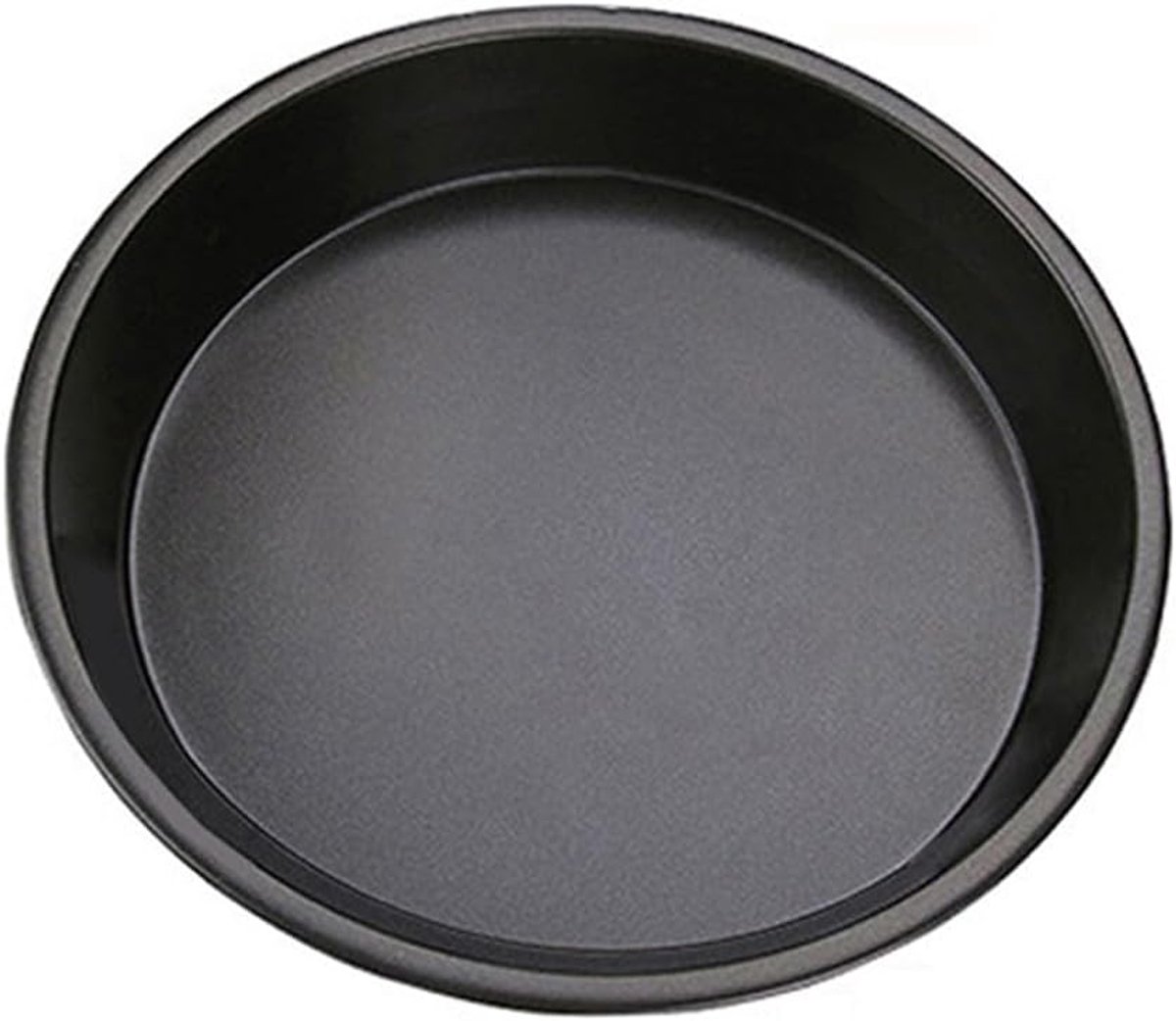 Runde Pizzabackform – Backblech – Pizza Backen – Antihaftbeschichtung – 25 Cm – Schwarz