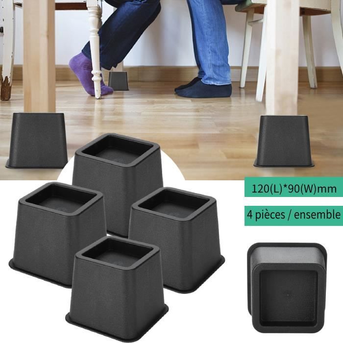 Set Mit 4 Bett- Oder Möbelfüßen Für Bett, Tisch, Schreibtisch, Sofa Und Stuhl, 7,6 Cm (3 Zoll)