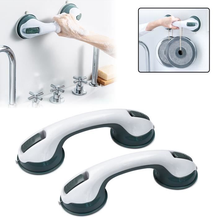 Xmtech 2er-pack Badewannengriffe, Saugnapf-sicherheitsgriff Für Badewanne, Duschgriff Ohne Bohren, Für Badezimmer