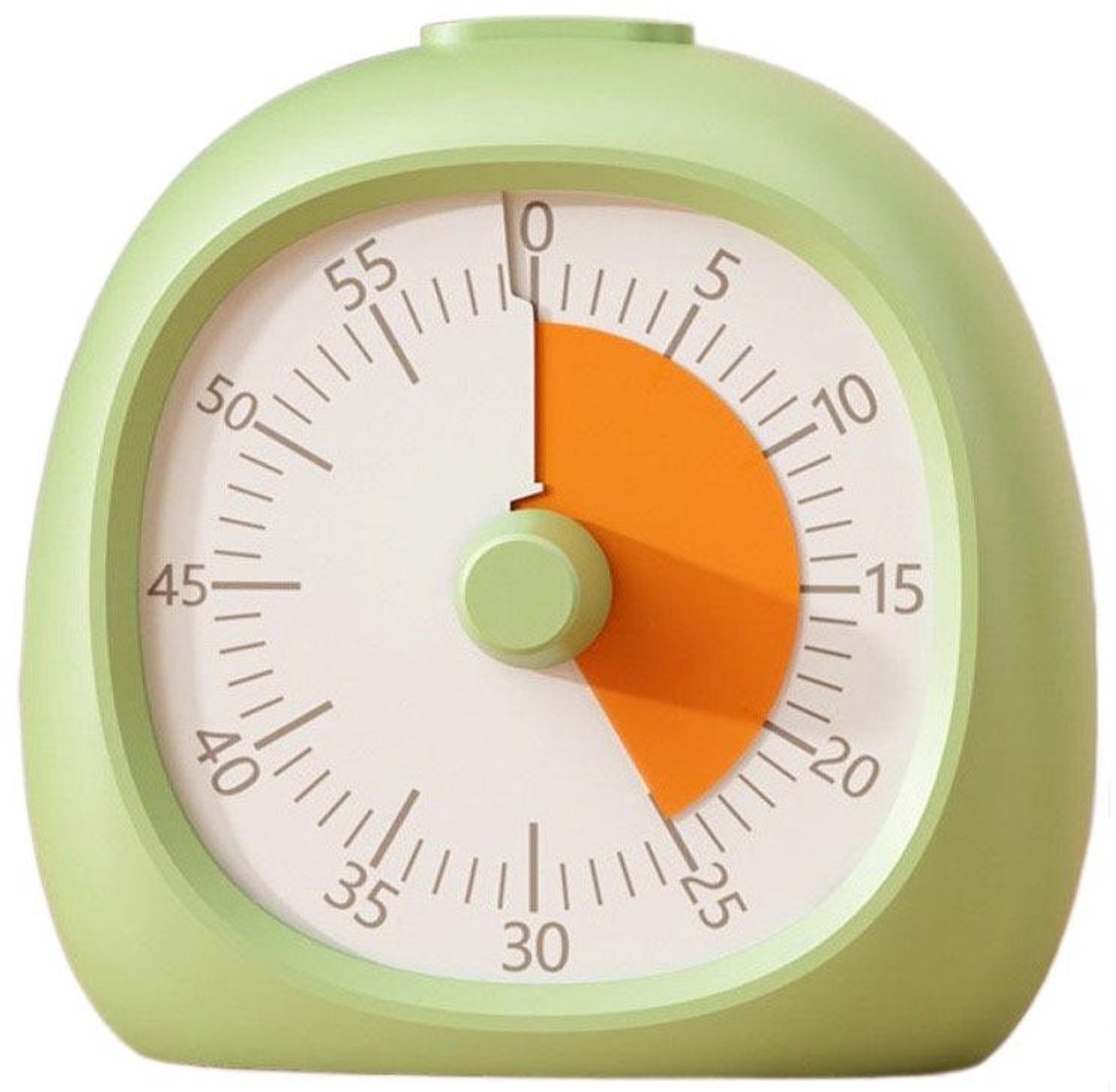 Visueller Timer – 9 X 9,5 Cm – Wiederaufladbar – Lerntimer Für Kinder Und Erwachsene – Adhs-timer – Küchentimer – Magnetisch – Grün & Orange