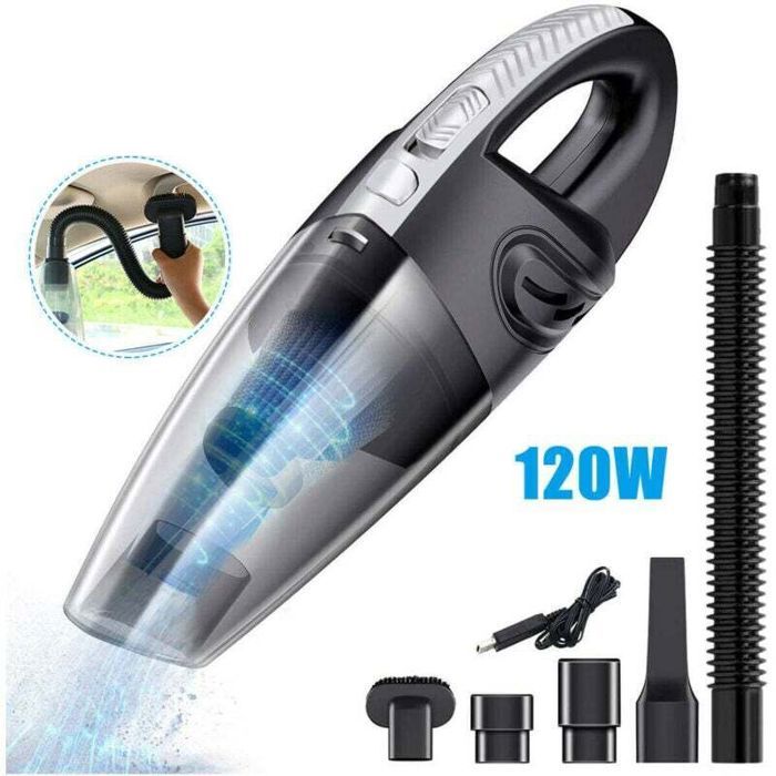 Akku-staubsauger – 120 Watt – 2200 Mah – Waschbarer Filter – Für Nass- Und Trockenreinigung – 5 Düsen