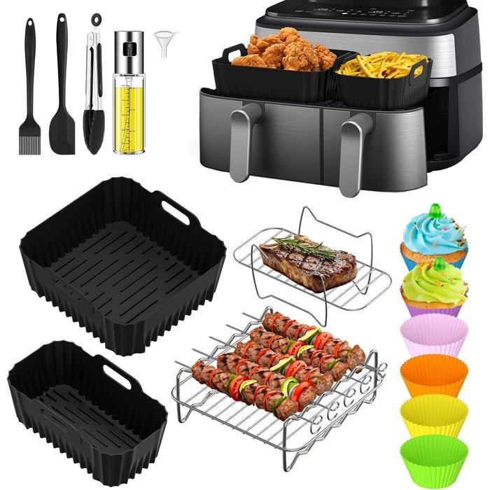 Zubehör Für Philips Airfryer Mit Doppelkorb Serie 3000/5000 Zubehörset Philips Xxl Na350/00 Na352/00