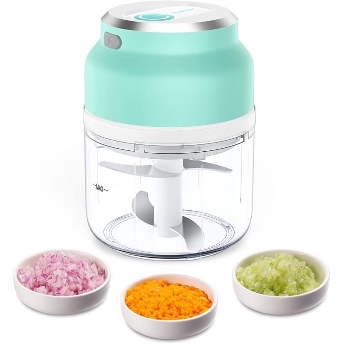 Elektrischer Zerkleinerer – Zgeer – Mini-zerkleinerer 230 Ml – Usb-aufladbar – Edelstahlklinge – Tragbar