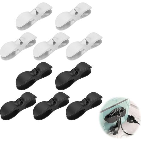 10-teiliges Kabelorganizer-set Mit Selbstklebenden Kabelbindern, Geeignet Für Küchengeräte Wie Reiskocher, Mixer, Kaffeemaschine Und Büroausstattung.