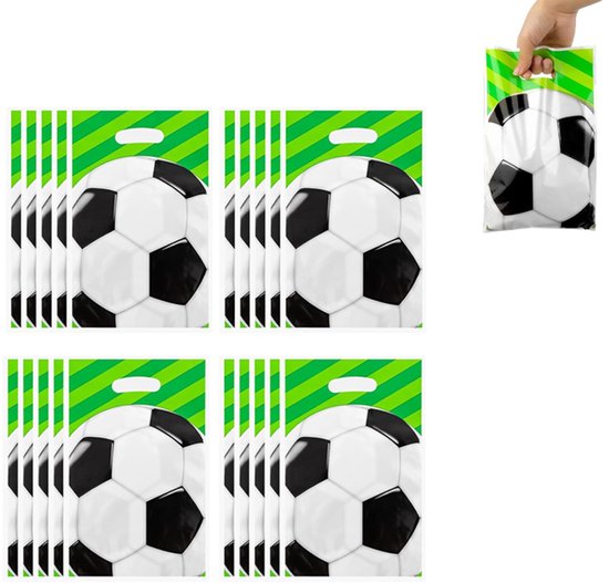 Gastgeschenktüten Fußballmuster Geschenktüten Für Partygeschenke Snacktüten Süßigkeitentüten Mitgebseltüten Plastiktüten Gastgeschenktüten Für Ki