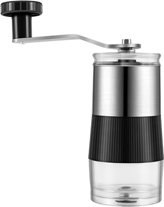 Manuelle Kaffeemühle Mit Handkurbel Mahlgrad Einstellbar Für French Presse Tragbar Für Büro, Zuhause Und Camping Höhe 10,5 Cm