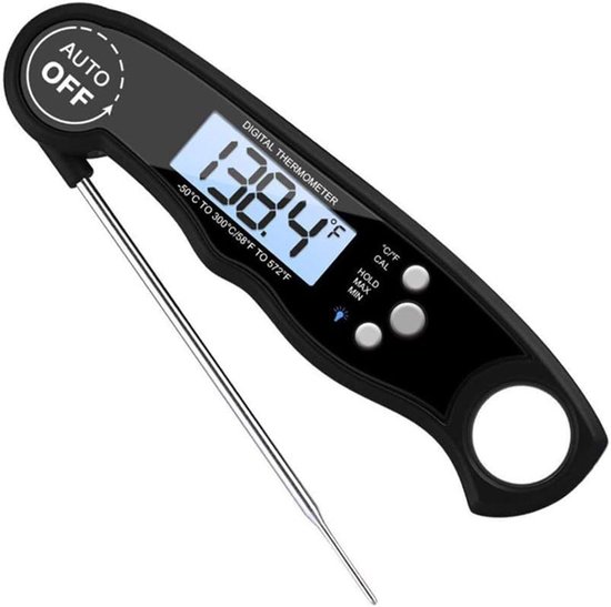 Digitales Kochthermometer Kerntemperaturthermometer Zuckerthermometer Küchenthermometer Mit Hintergrundbeleuchtetem Lcd Display Lebensmitteltherm
