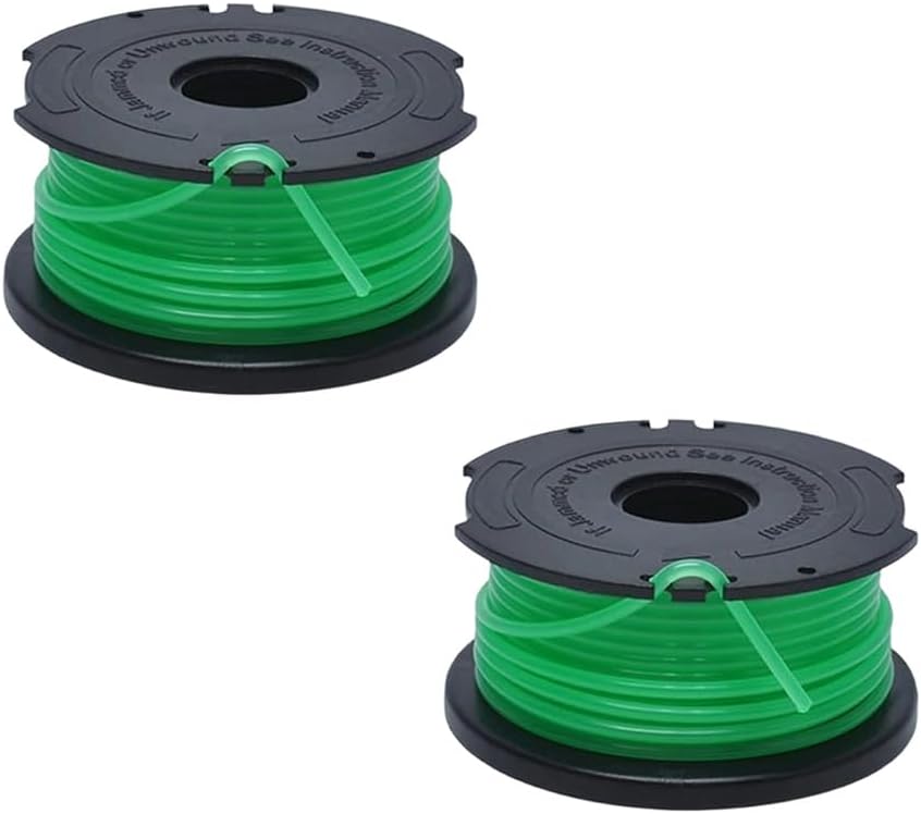 Packung Mit 2 A6486 Trimmerfadenspulen, Kompatibel Mit Black & Decker Gl7033, Gl9035 Und Gl8033 Freischneidern, Inklusive Ersatzabdeckung 90583594