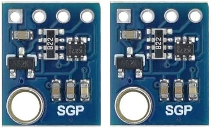 Pack Of 2 -sgp40 Sgp40 Tvoc Eco2 Co2 Carbon Dioxide Sensor Formaldehyde, Co2 Surveillance Sensor Plastic Air Quality Monitoring Sensor