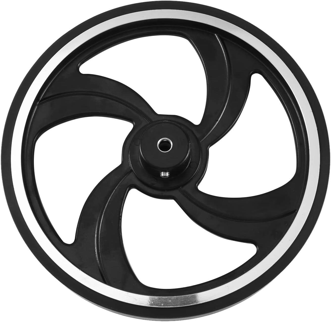 Industrial Aluminum Rubber Measuring Wheel 500mm X 6mm X 20mm Encoder Wheel Industrial Encoder Accessories