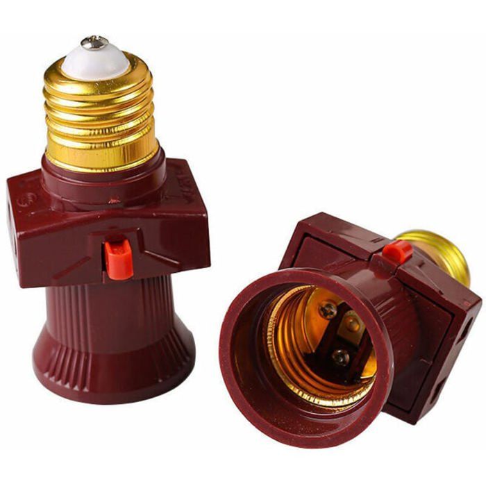 E27-schraubfassung Mit Schalter – 2er-pack – 6-a-schalter – 250 V – Energieeffizienzklasse A