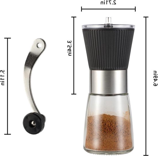 Manuelle Kaffeemühle Mit Keramikmahlwerk Für Espresso – Kaffeebohnenmühle